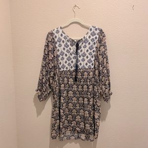 Umgee USA 3/4 sleeve boho dress
